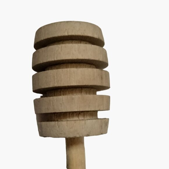 Honey Dipper Wooden Drizzle Stir Stick Server - Picture 3 of 5